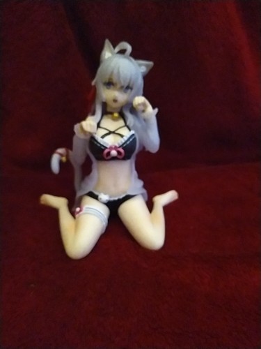 Cute anime cat - anime, girl