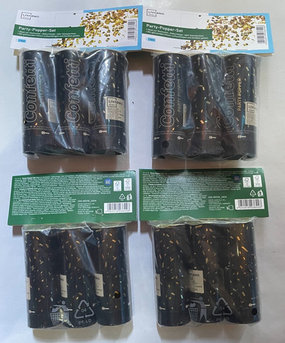 18x konfetti kanone - 18x, tisch