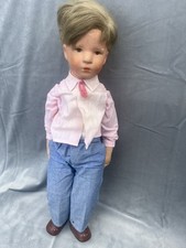 Friedebald Käthe Kruse Puppe Antik mit Stoffkopf und Hinterkopfnaht