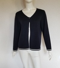 Barbara Lohmann feminine schlichte Kaschmir Strickjacke Cardigan Boxy Perlen