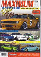 Maximum Tuner 3/2016 Honda NSX,Mazda RX7,Mitsubishi Eclipse, Nissan 240SX,Coroll