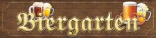 Werbebanner,  Plane "Biergarten" mit Ösen, 2000 x 500 mm