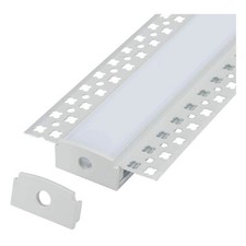 Aluprofil 16x1 Meter Aluminium Trockenbau-Profil-Leiste eloxiert für LED