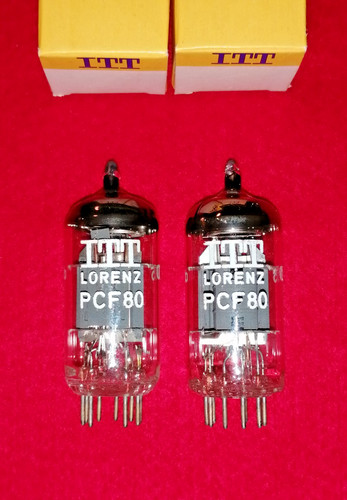 Matched pair pcf80 lorenz itt - lorenz,