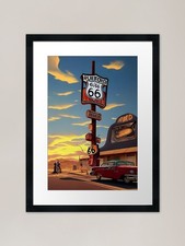 Nostalgie route sunset - route,