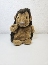 Handpuppe Kasperlefigur Plüschtier Igel  Vintage Braun