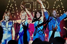 ABBA, original Signed Ak/Card