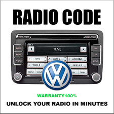 VW Radio Unlock Code –