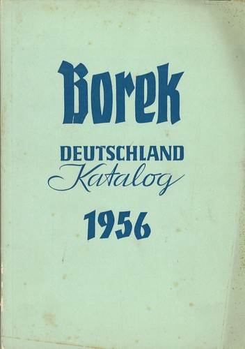 Borek deutschland katalog 1956 - borek,
