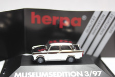 hg4854, Alter Herpa Trabant Trabi 601 mit spiegelnden Effekt PC OVP 1:87 / H0