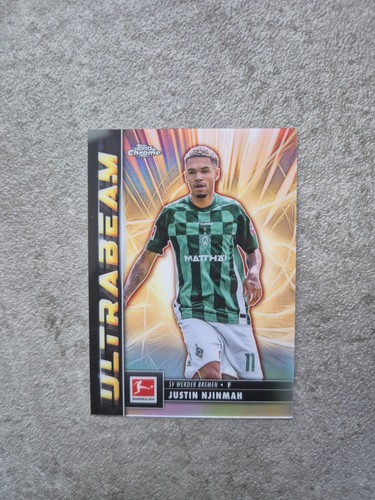 Justin njinmah topps chrome - justin,