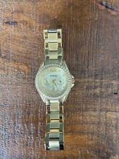 Fossil Uhr Damen Gold 18mm Riley Edelstahl Gold