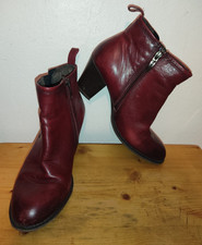 Tamaris Leder Stiefel Gr.39 bordeaux wein rot Stiefelette