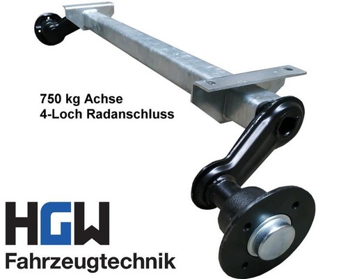 750 achse für anhänger - für,
