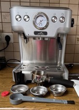 Siebträger Espressomaschine ARTISTA von ETA 41819000 Mit Milchaufschäumer 20Bar