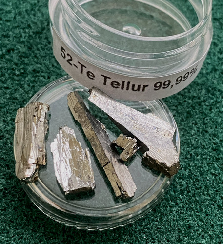 Tellur metall 99 - 3g, 99,99%