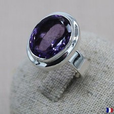 Ring Amethyst 925 Silber Damen