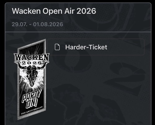 Wacken open air harder - open,