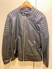 Zara Biker Lederjacke Schwarz Größe L – 1x getragen – Top Zustand!