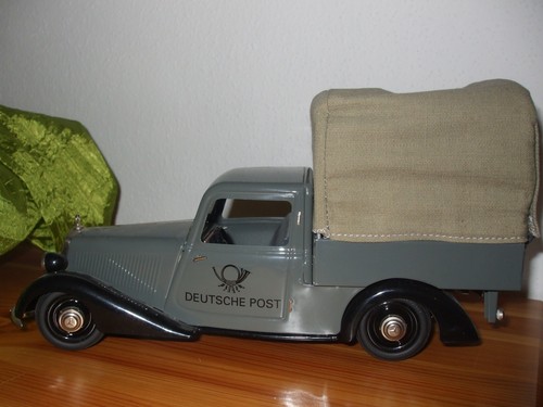 Schuco mercedes planenwagen - mercedes,