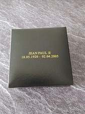 10 Francs Glasmünze 2005 Pape Jean Paul II Acrylique Congo-10