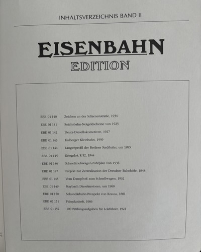 Deutsche eisenbahnedition band - eisenbahnedition,