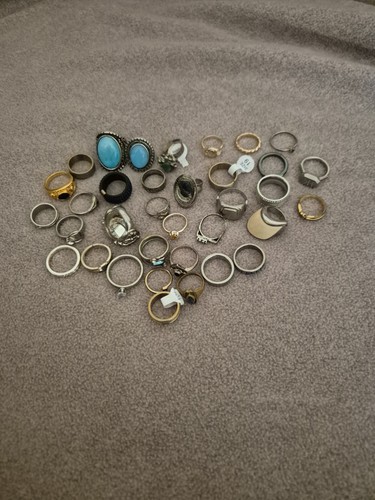 Modeschmuck ringe konvolut - modeschmuck,