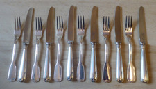 Sehr rar: Gebr. Reiner -  Obstbesteck/Vorspeisenbesteck - Silb. 800 - unbenutzt