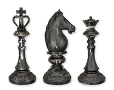 Set aus 3 Schachfiguren
