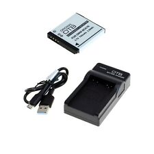 Akku und USB Ladegerät für Panasonic Lumix DMC-SZ1 DMC-SZ5 DMC-SZ7 DMC-FS14