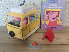 ★★★Peppa Wutz Wohnmobil + Buch Camping Spielfiguren Weihnachten Auto Spielzeug 