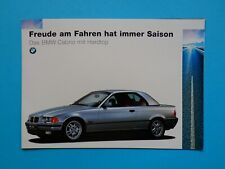 Prospekt / Katalog - BMW 3er E36 - Cabrio / Cabriolet - Hardtop - 2/1995