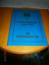 FDJ Grundorganisation "Edgar Andre" VEB Braunkohlenkombinat Regis Dokumente DDR