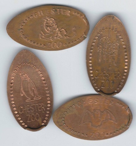 Elongated coin england - elongated,