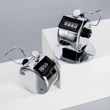 1x Mechanischer Hand Tally Counter 4 Digit Manueller Clicker Zahlenzähler Werkzeug UK