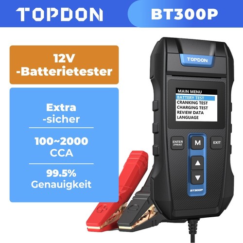 Topdon bt300p 12v - topdon,