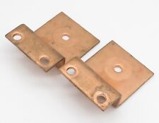 2x Kupferschiene Sammelschiene CU-Schiene Kupfer Platte Stromschiene 75x5x109 mm