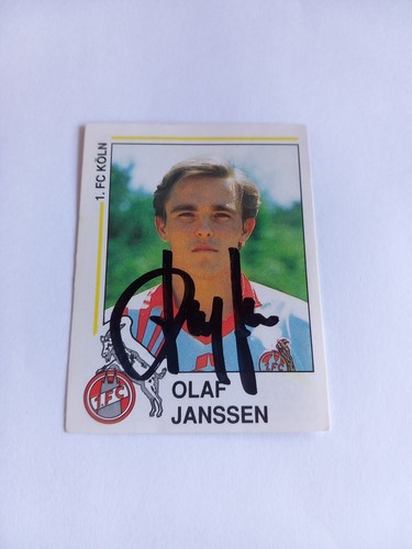Panini sticker signiert olaf - sticker,