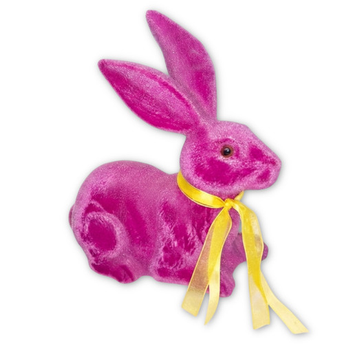Osterhase beflockt 18cm