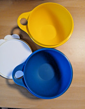 Tupperware 3056 - 2 Maximilian Schüsseln 1,4 l grün + gelb