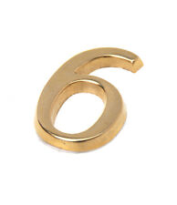 Hausnummer 10cm Messing Zahlen