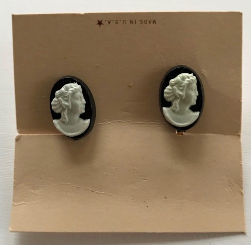 Vintage ohrringe schwarz - ohrringe, &