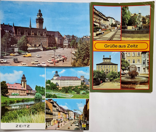 Ddr postkarten lot x zeitz - postkarten, 3