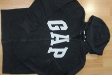 GAP Kapuzenjacke Kapuzenpullover 160 Schwarz Gut #U2165