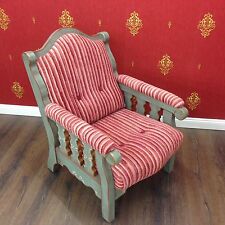 Voglauer Anno 1700 Altblau Sessel Landhaus Wohnzimmer Bauernsessel Massiv