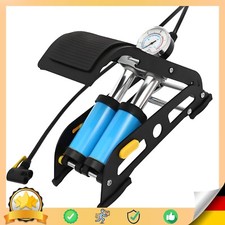 Fußpumpe Doppelzylinder Fußluftpumpe Luftpumpe Alle Ventile Typen 7 BAR Retoo
