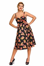 Kleid Blumendruck Ball