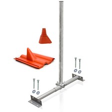 Dachsparrenhalter 1m Mast Dach Sparrenhalter Aufsparrenhalter Frankfurter Pfanne