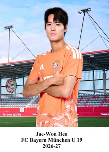 Jae won heo - heo, autogrammkarte