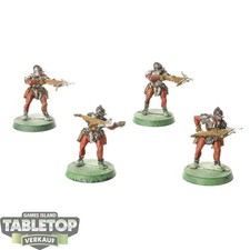 HdR Figuren - Böse - 4 x Uruk-hai with Crossbows klassisch - bemalt